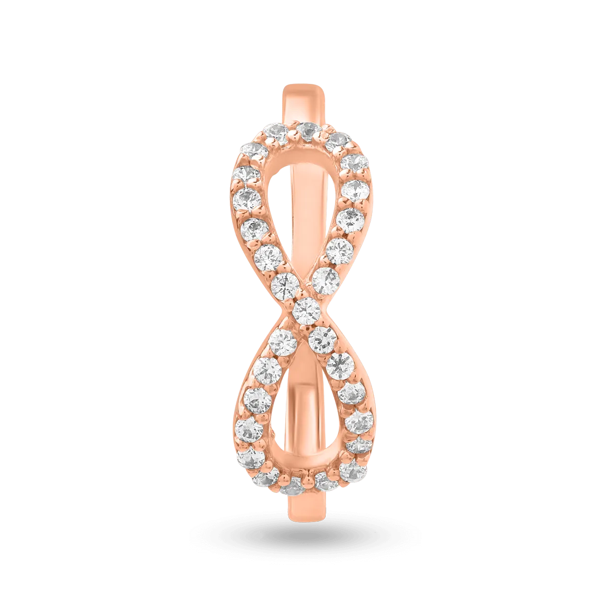 Eternity ring in rose gold