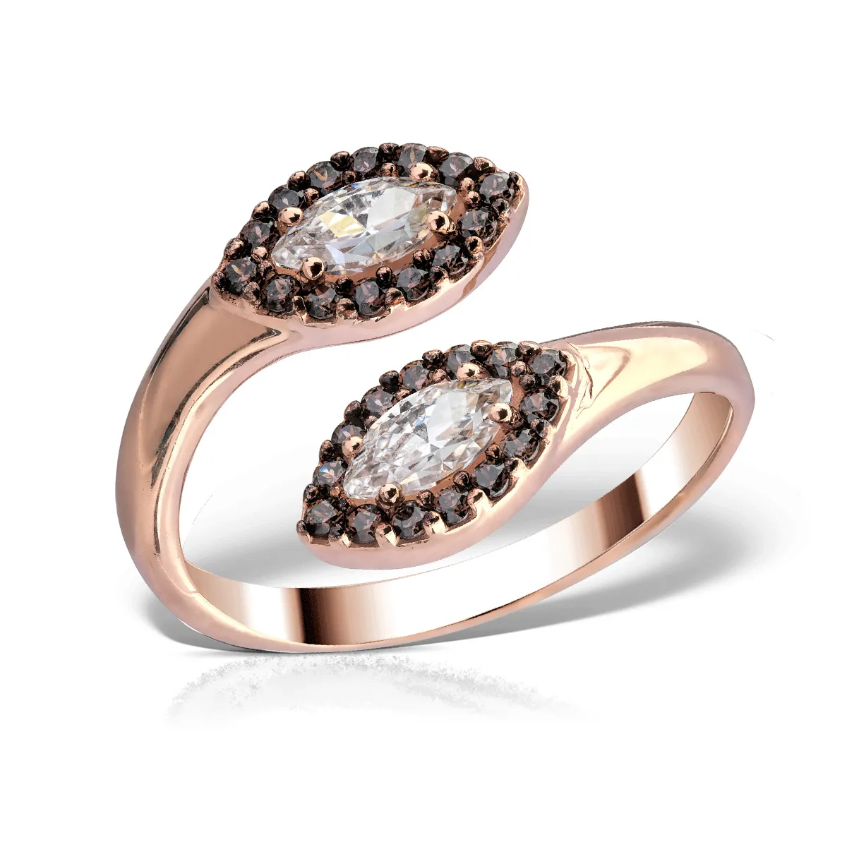 14K rose gold ring