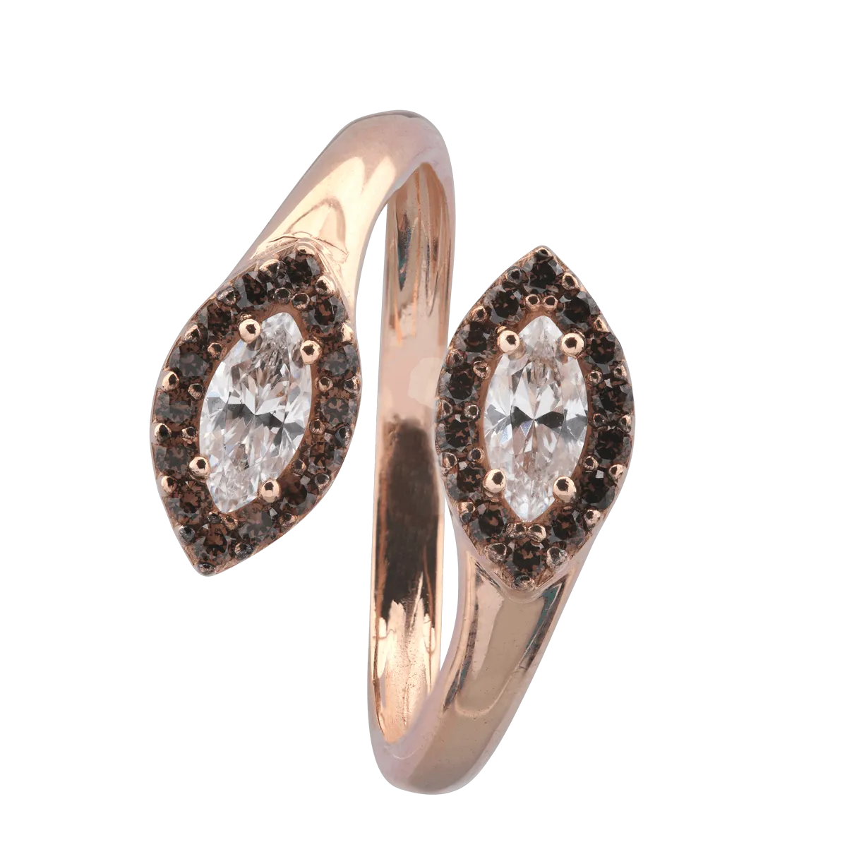 14K rose gold ring