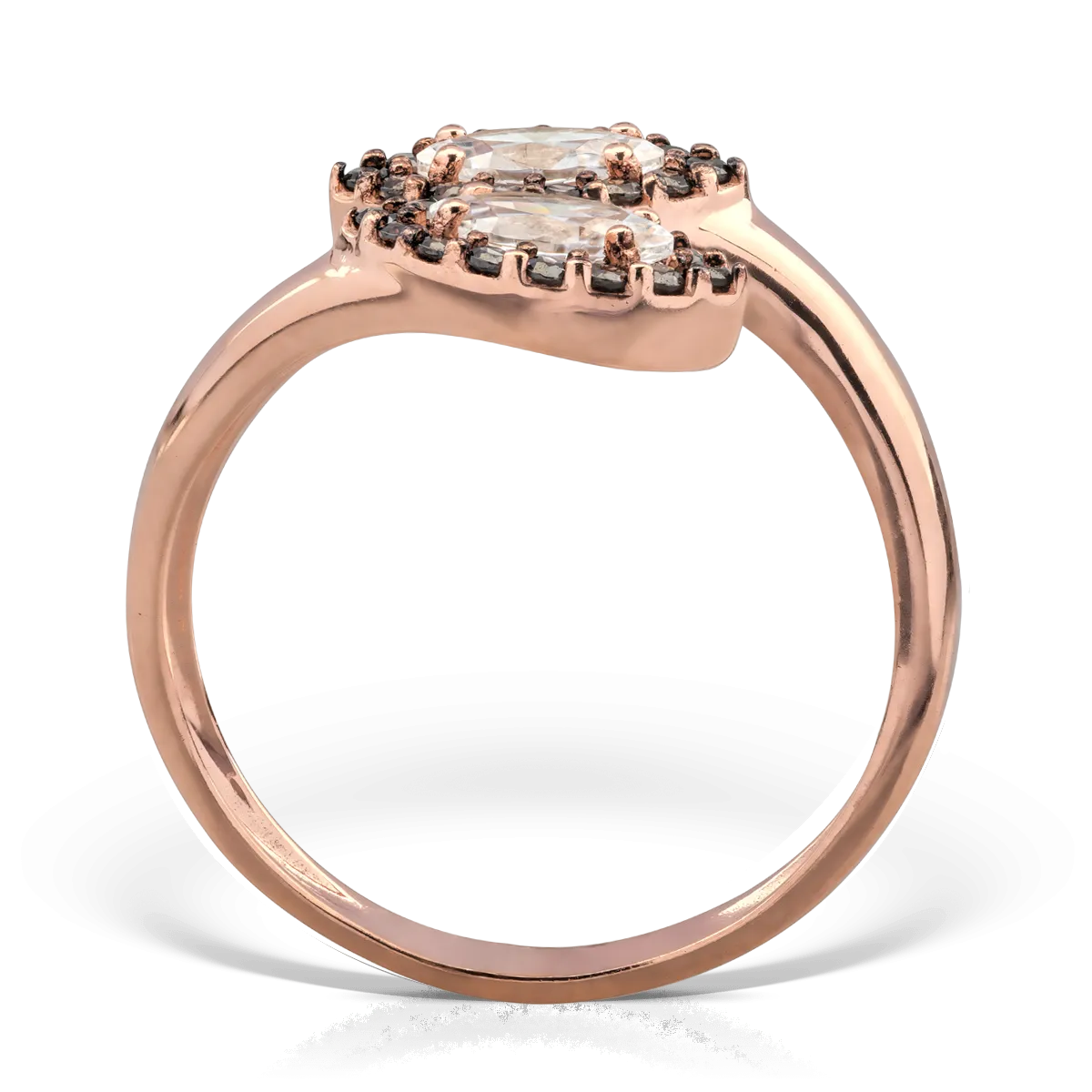 14K rose gold ring