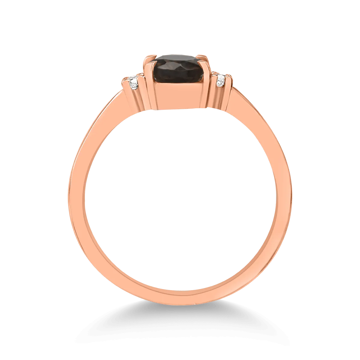 14K rose gold ring