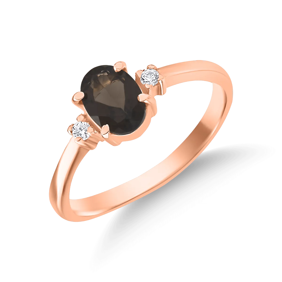 14K rose gold ring