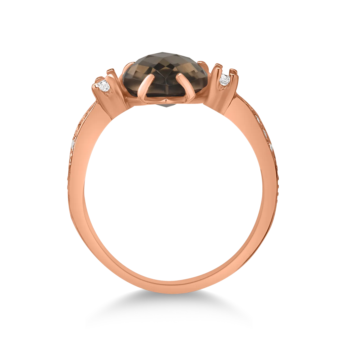 14K rose gold ring