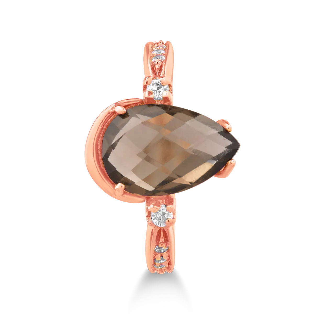 14K rose gold ring