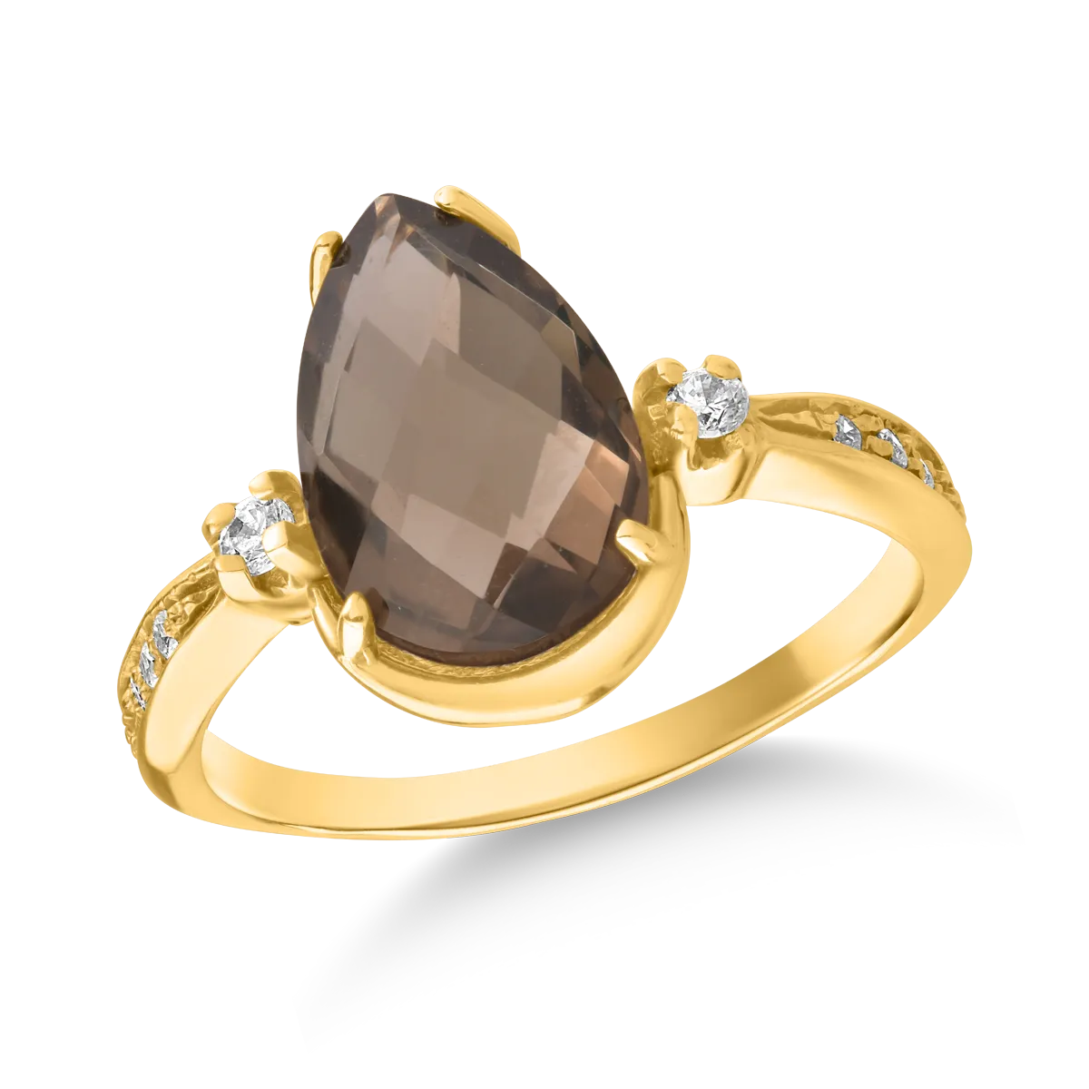 Inel din aur galben de 14K-3743