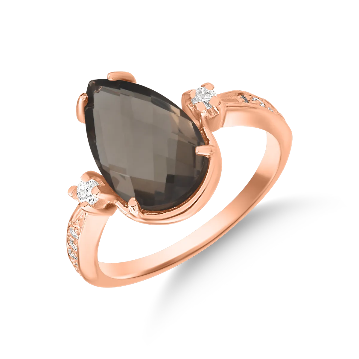 14K rose gold ring