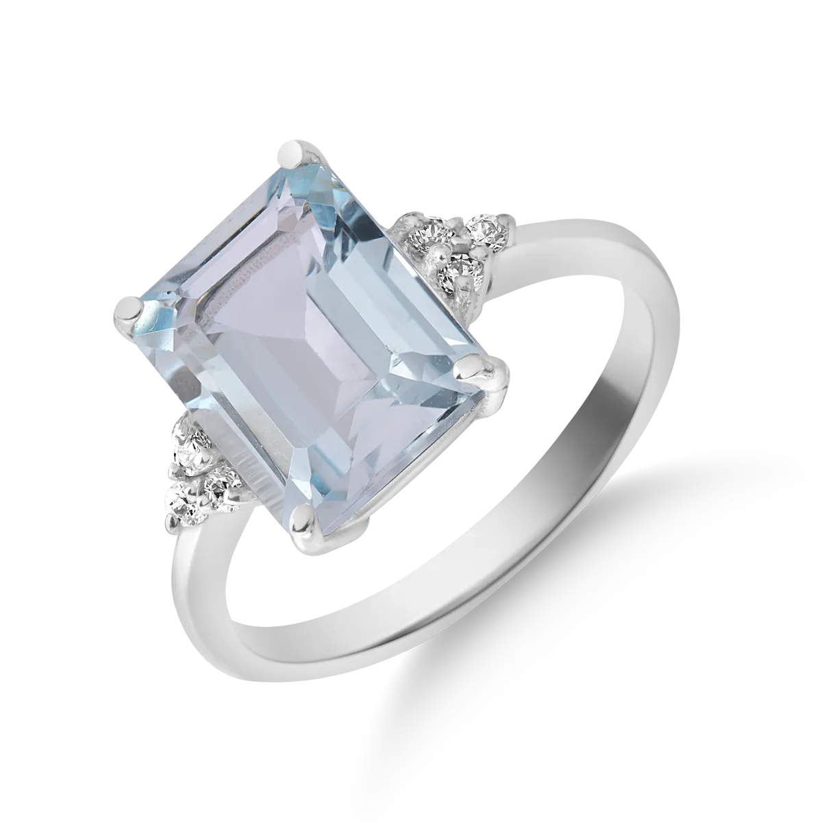 Pierścionek z białego złota-55548