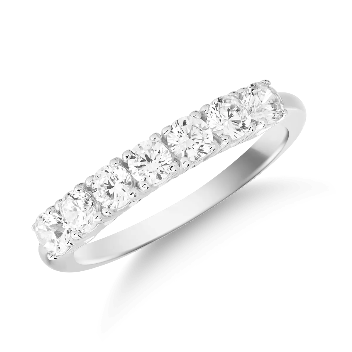 14K white gold ring