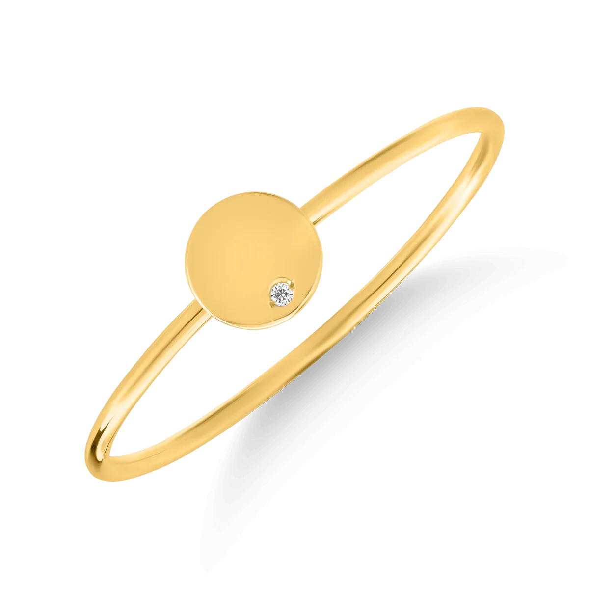 14K yellow gold ring