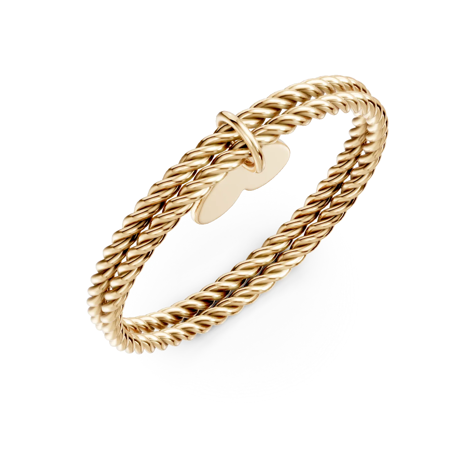 Pierścionek z żółtego złota 14K-3906
