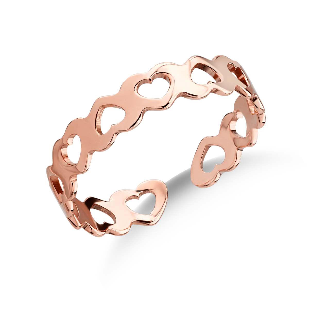 14K rose gold ring