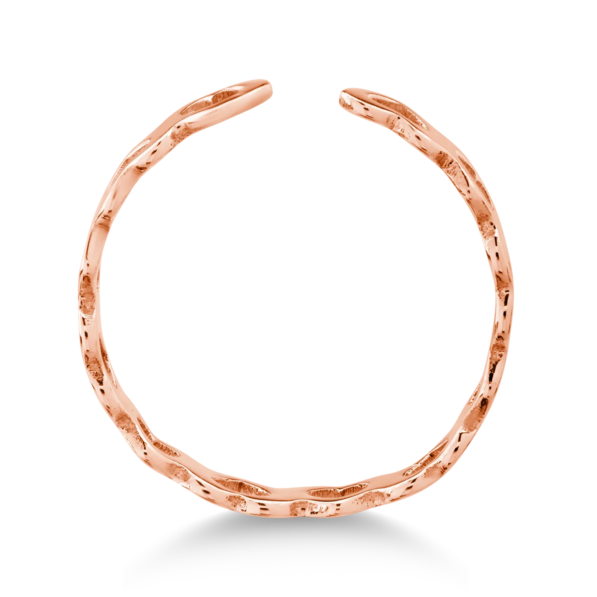 14K rose gold ring