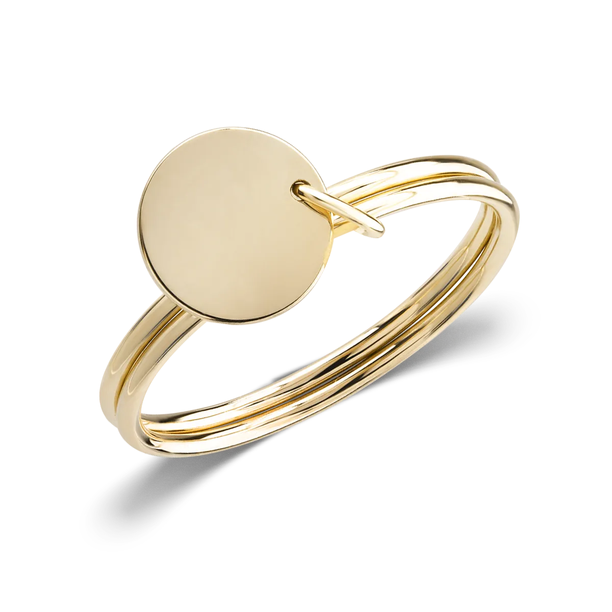 14K yellow gold ring