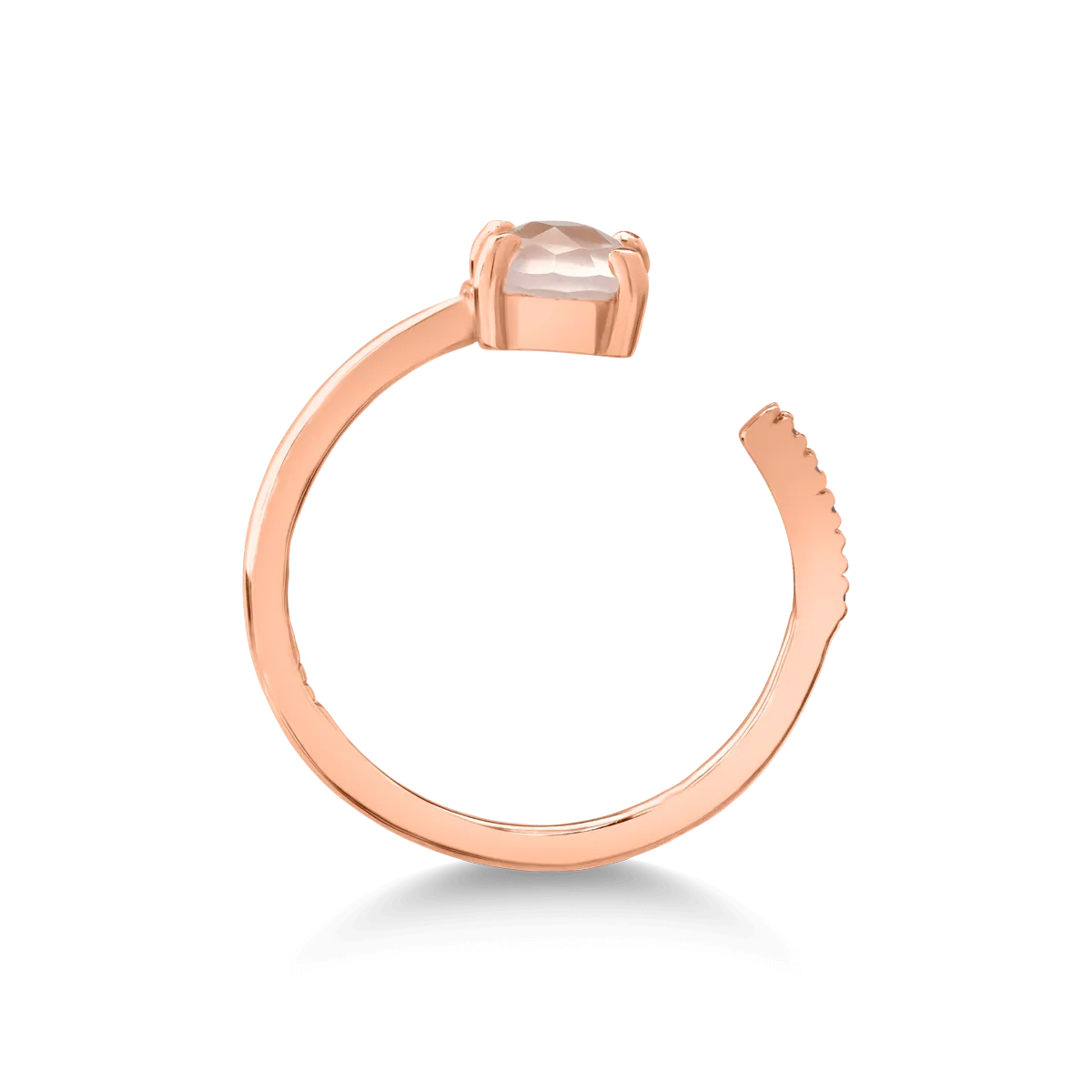 14K rose gold ring