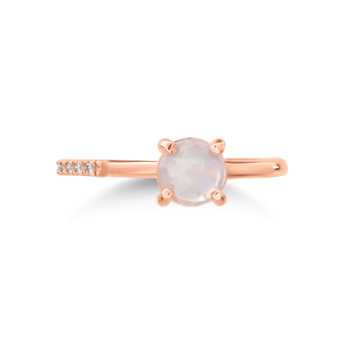 14K rose gold ring