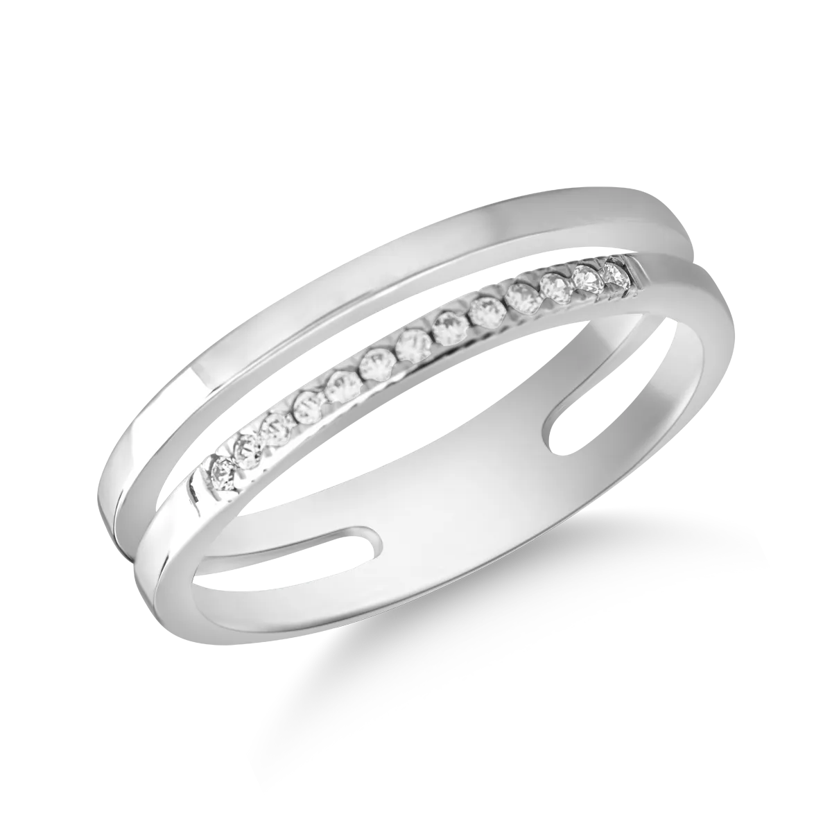 14 k fehér aranygyűrű-4012