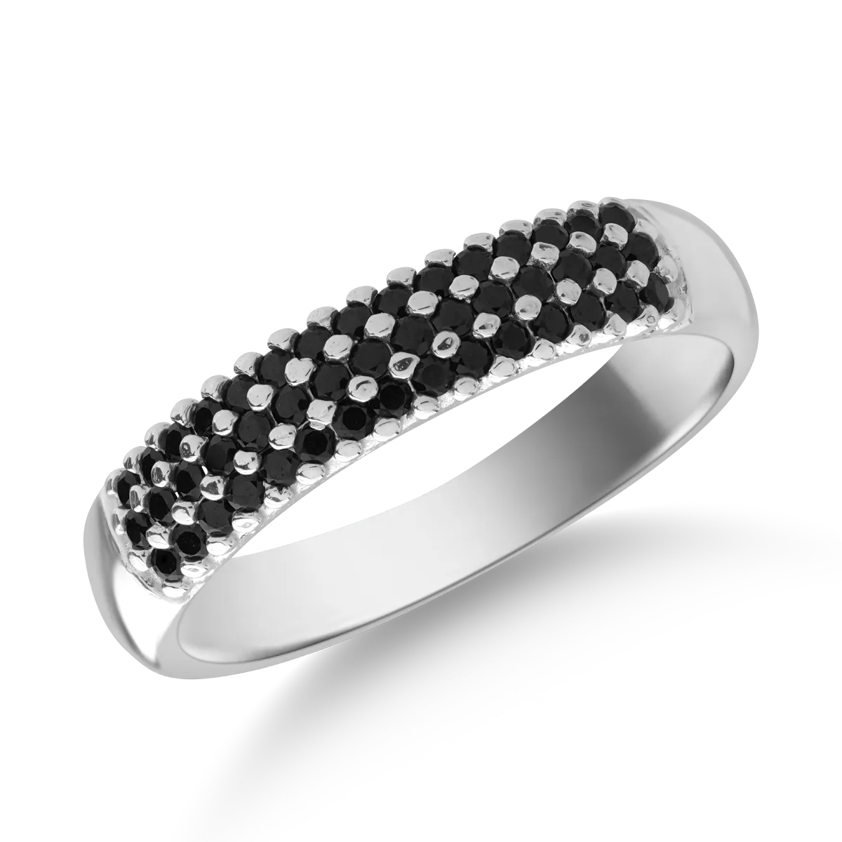 14K white gold ring