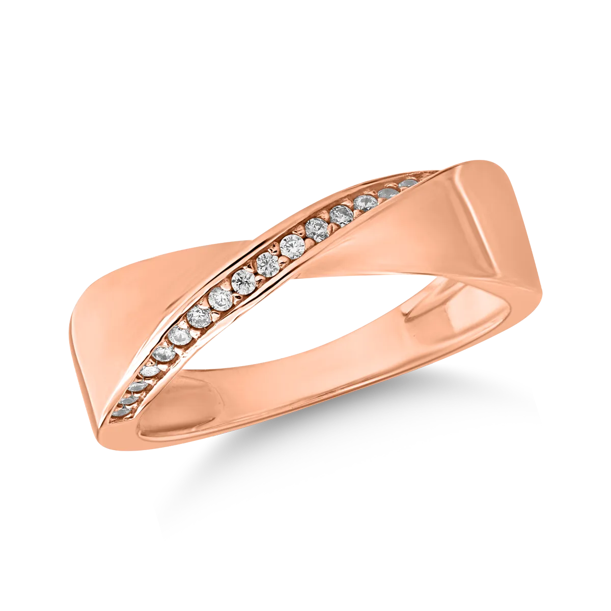 14K rose gold ring