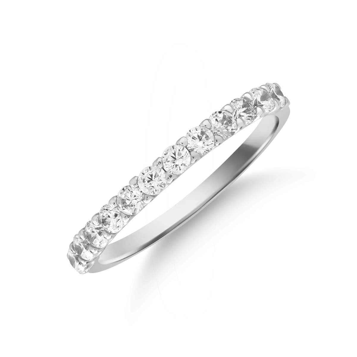 14k white gold ring