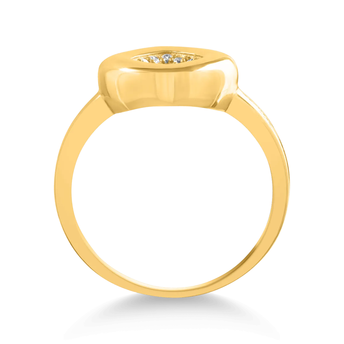 14K yellow gold ring