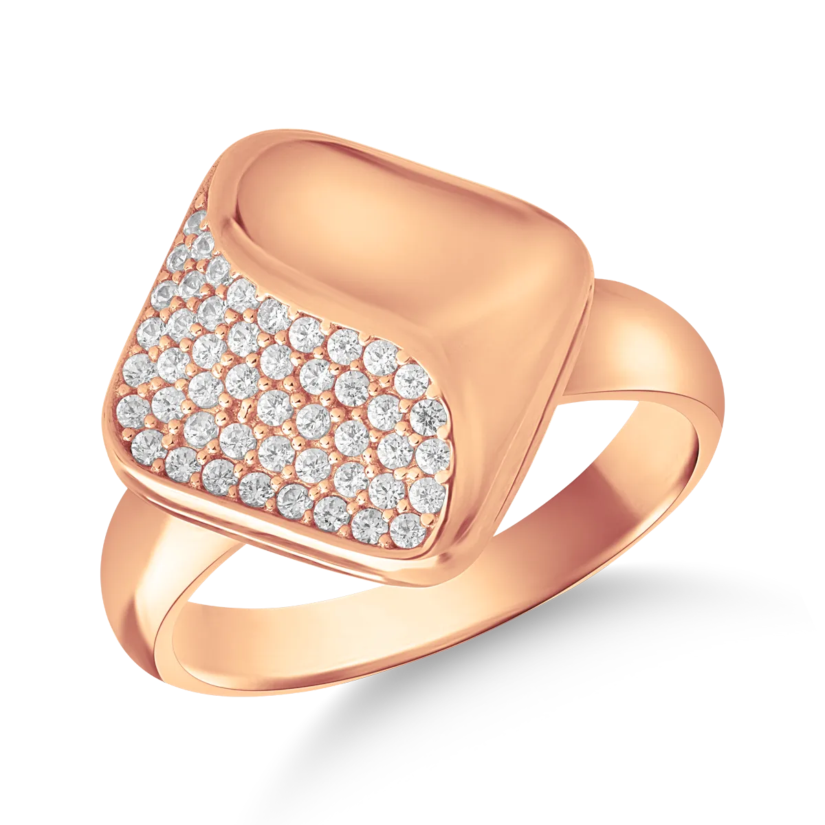 14K rose gold ring