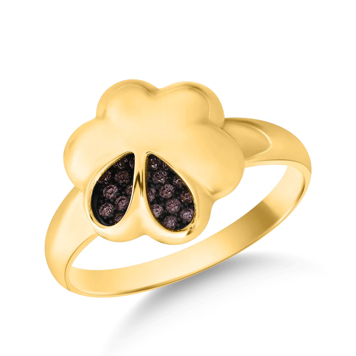 14K yellow gold ring