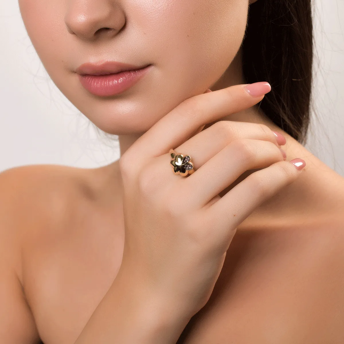 14K yellow gold ring