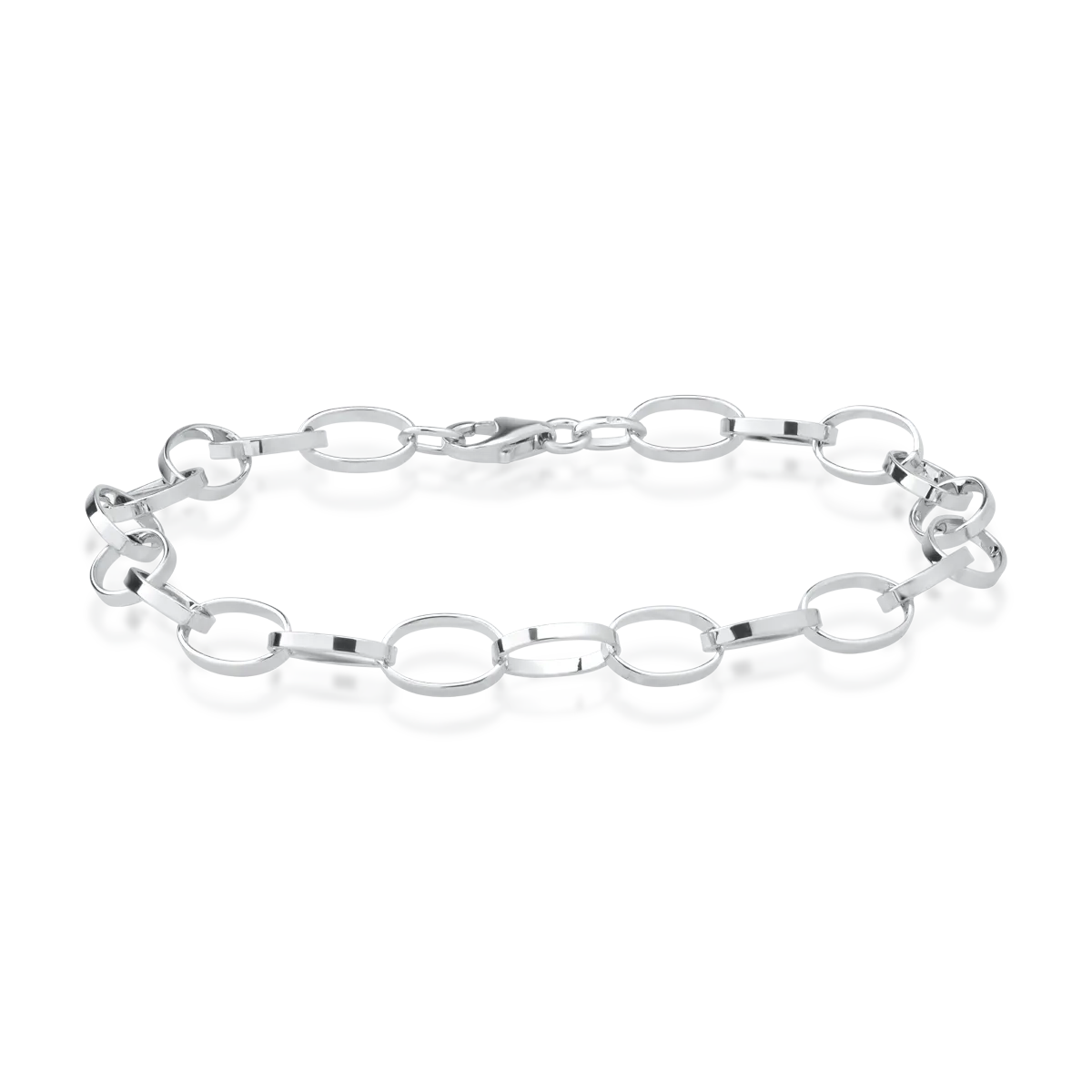 14K white gold bracelet