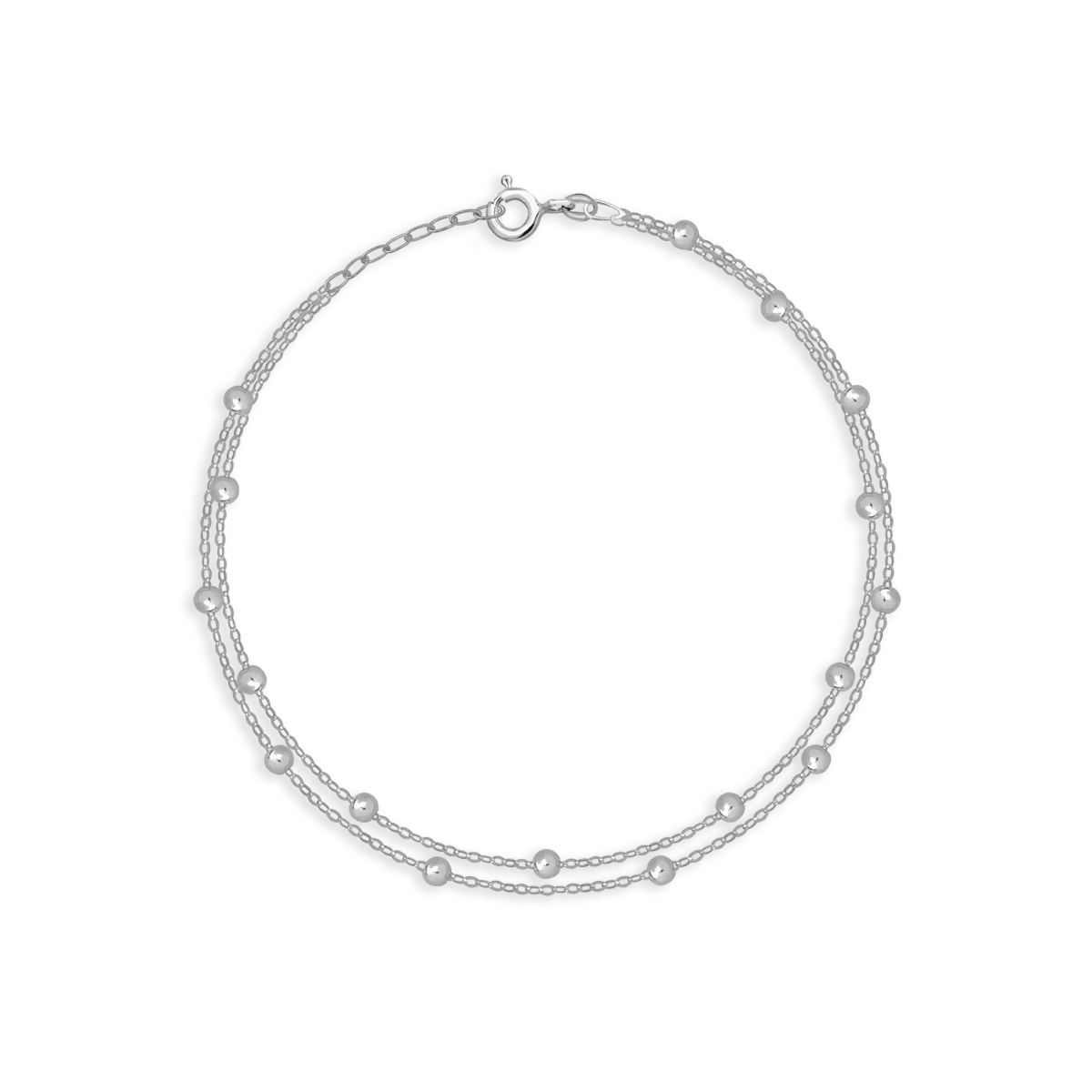 14K white gold bracelet