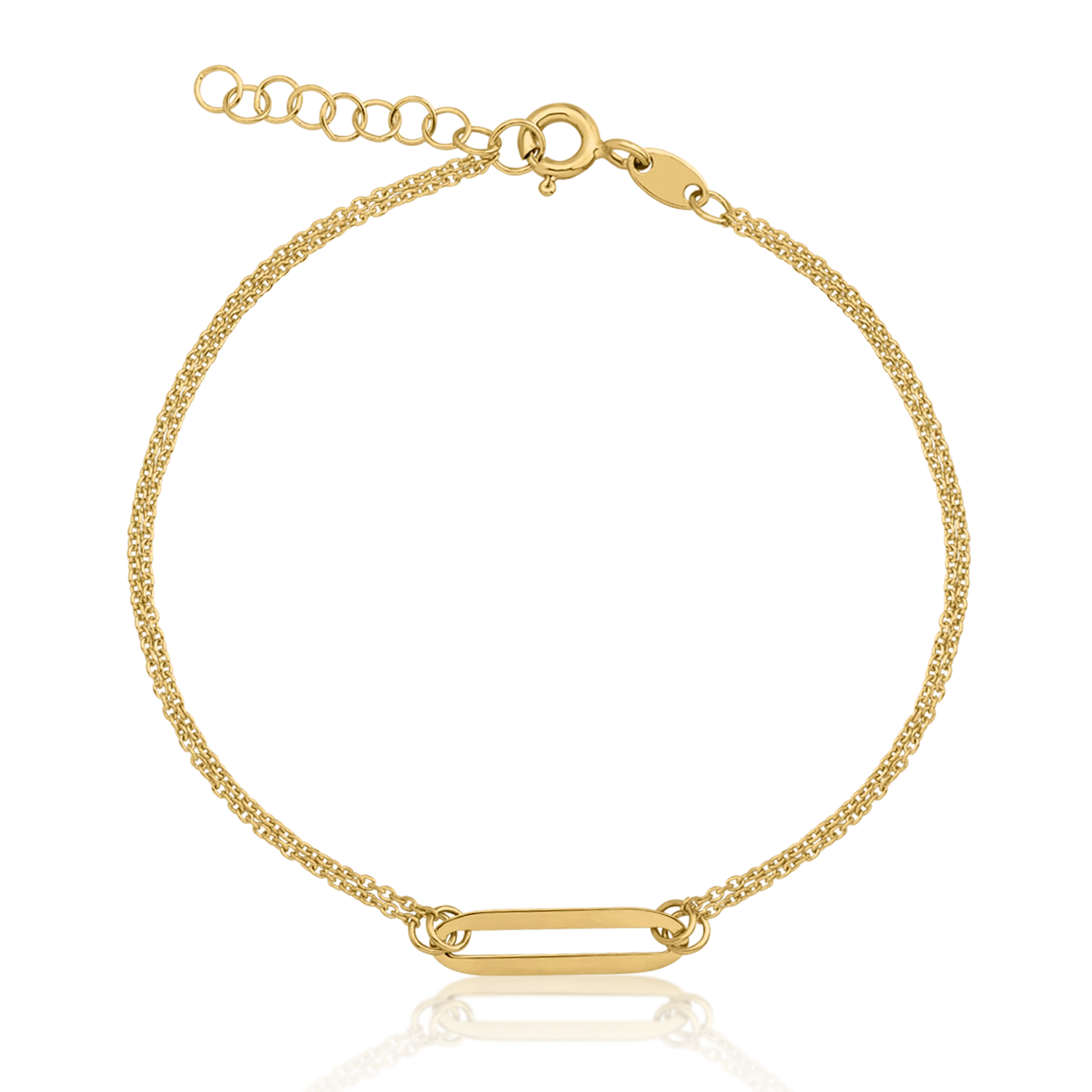 Bratara din aur galben de 14K