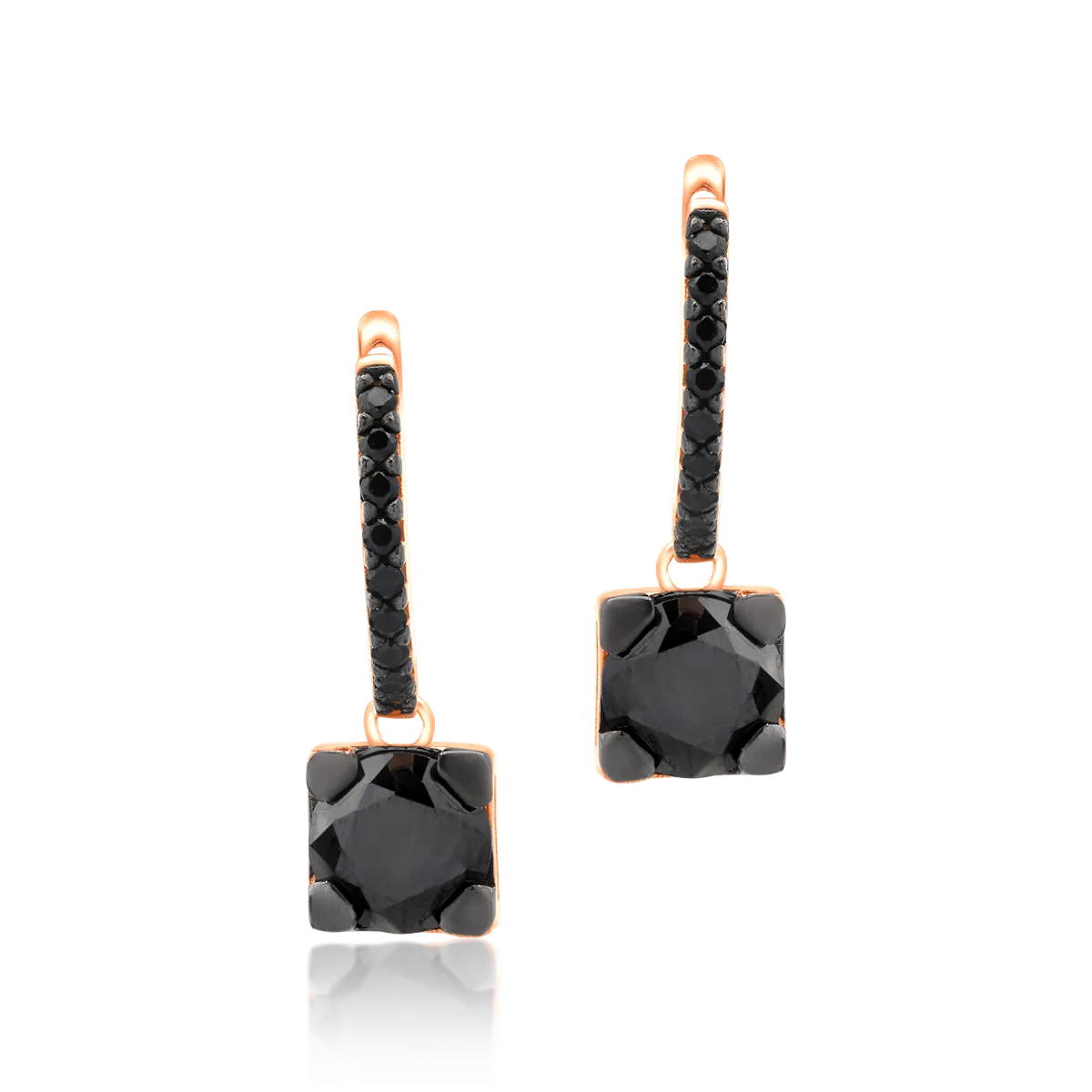 14K rose gold earrings