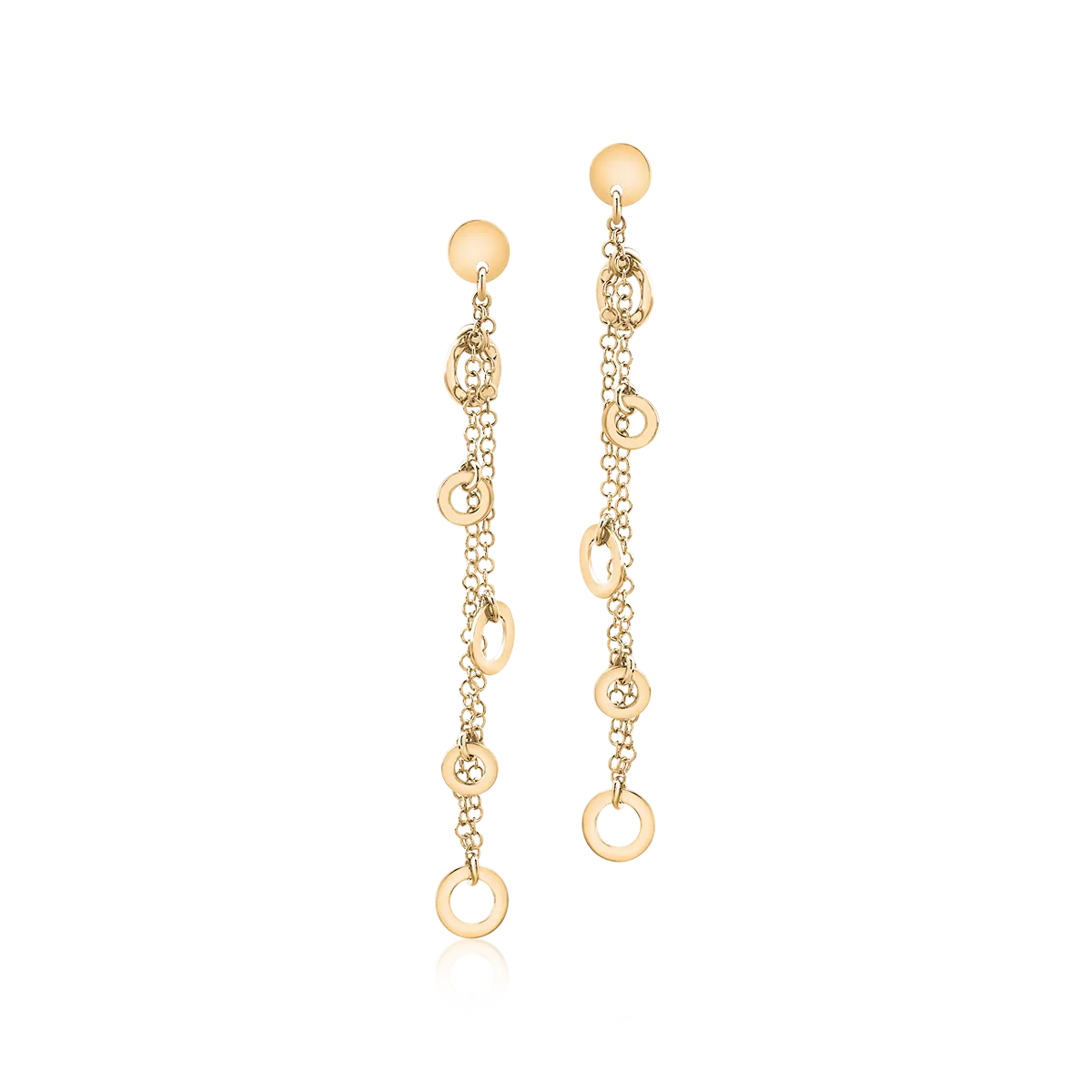 14K yellow gold earrings