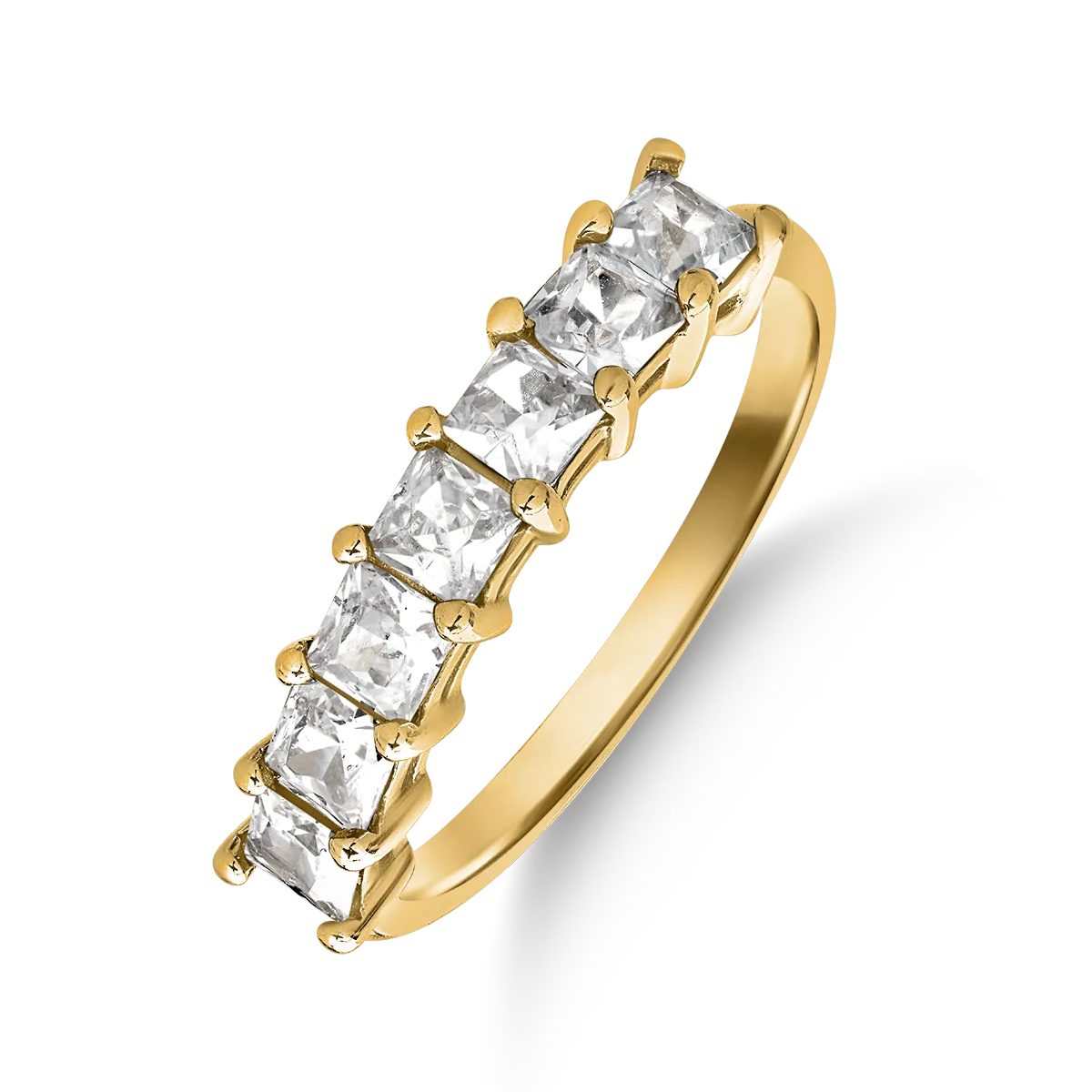 Pierścionek z żółtego 14K złota-50689