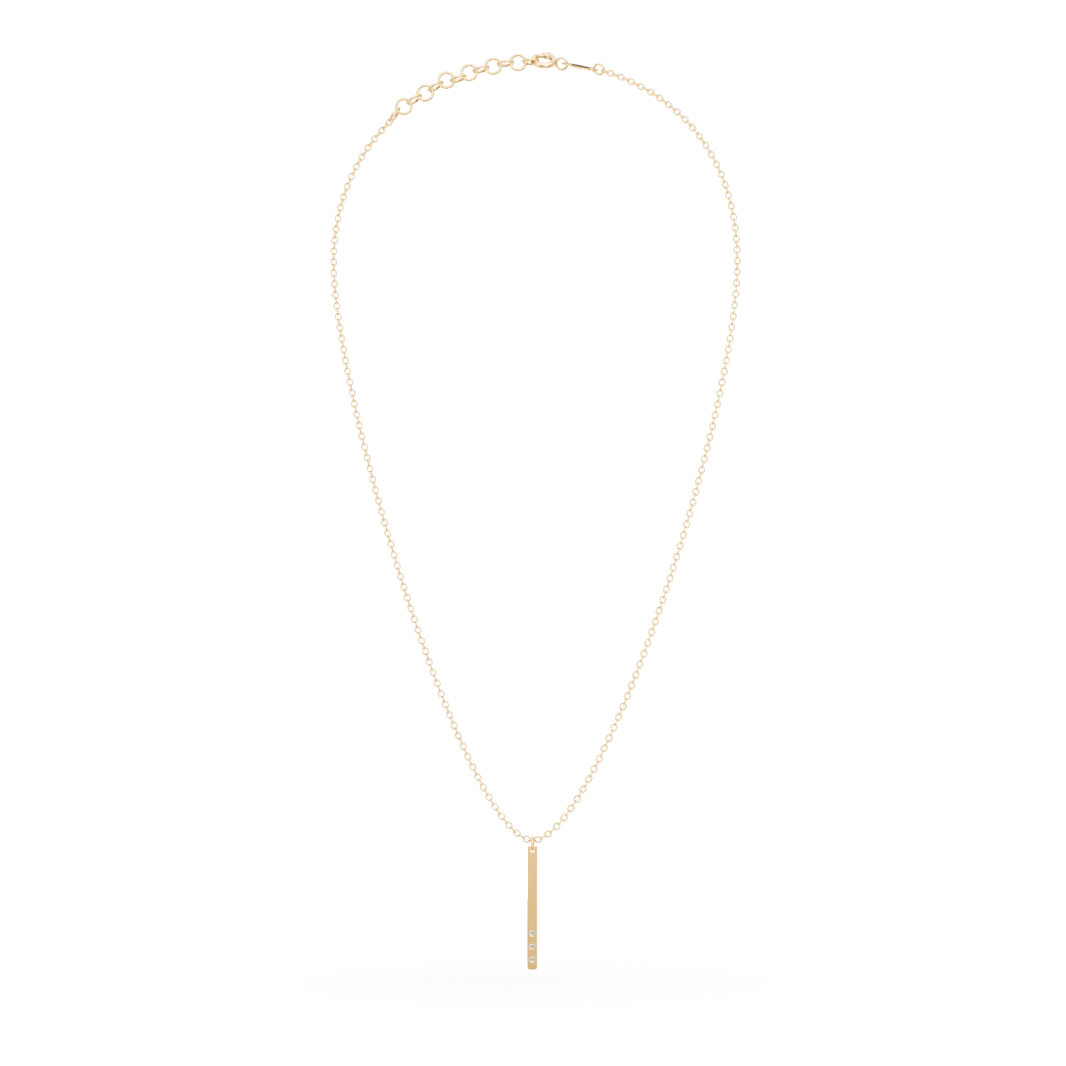 Yellow gold necklace
