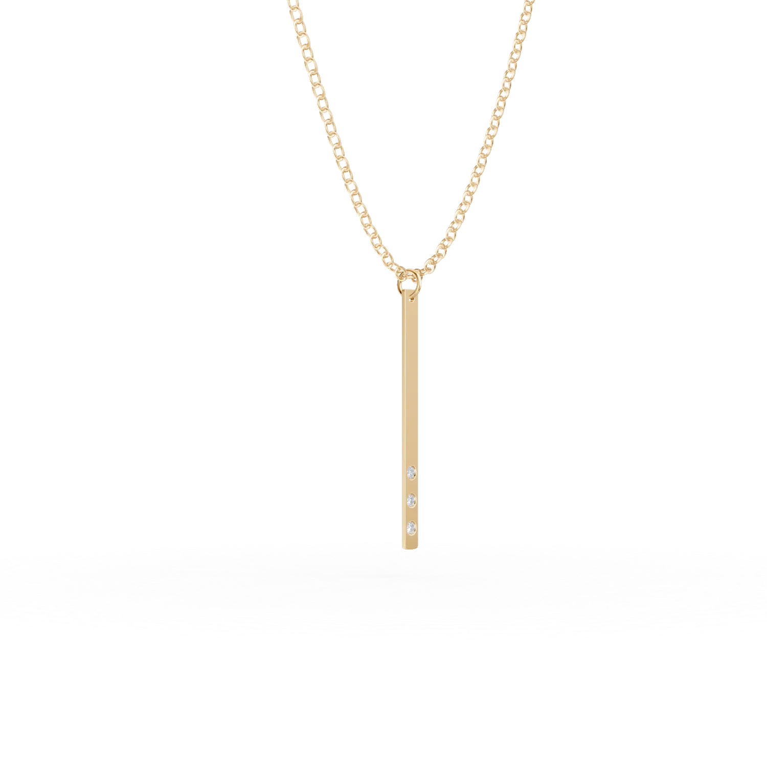 Yellow gold necklace