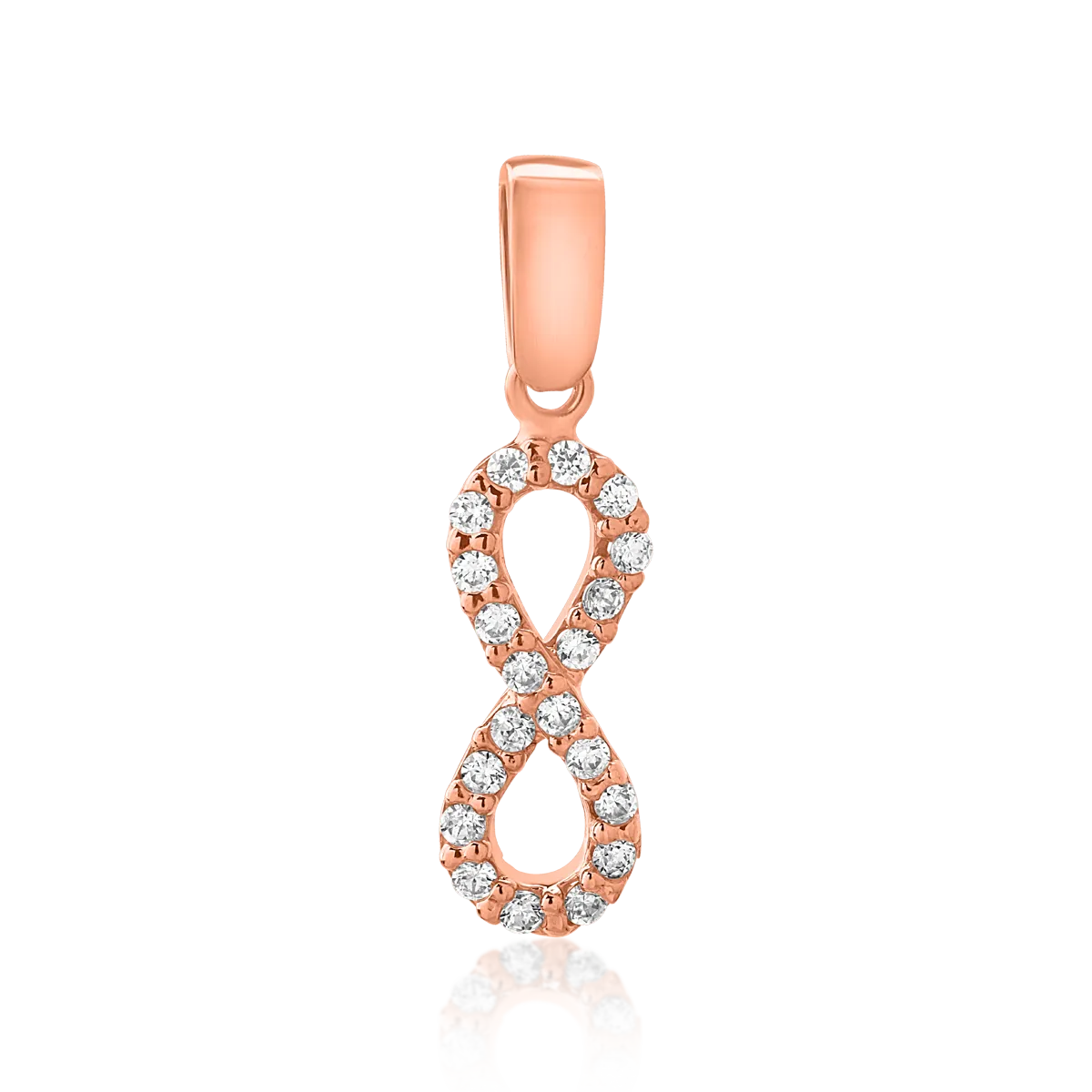 14K rose gold pendant