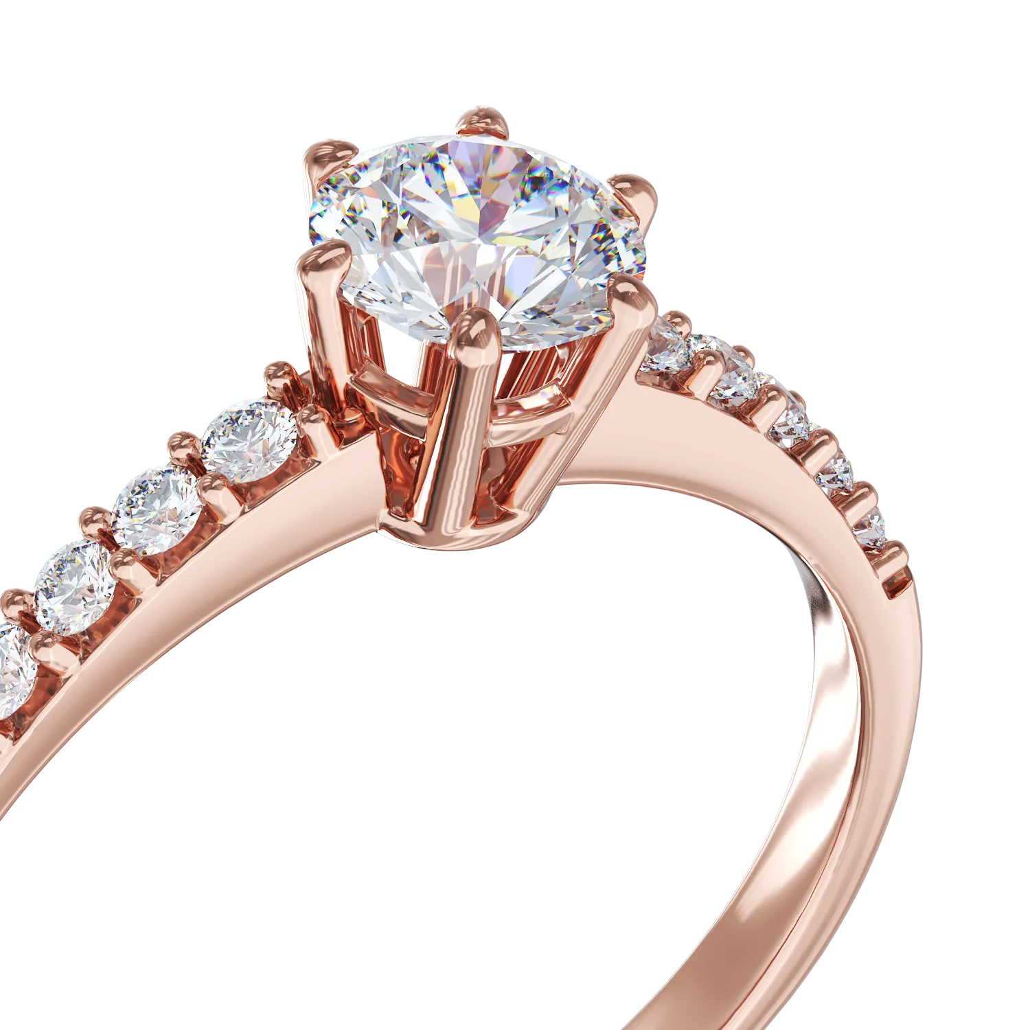 Годежен пръстен от розово злато