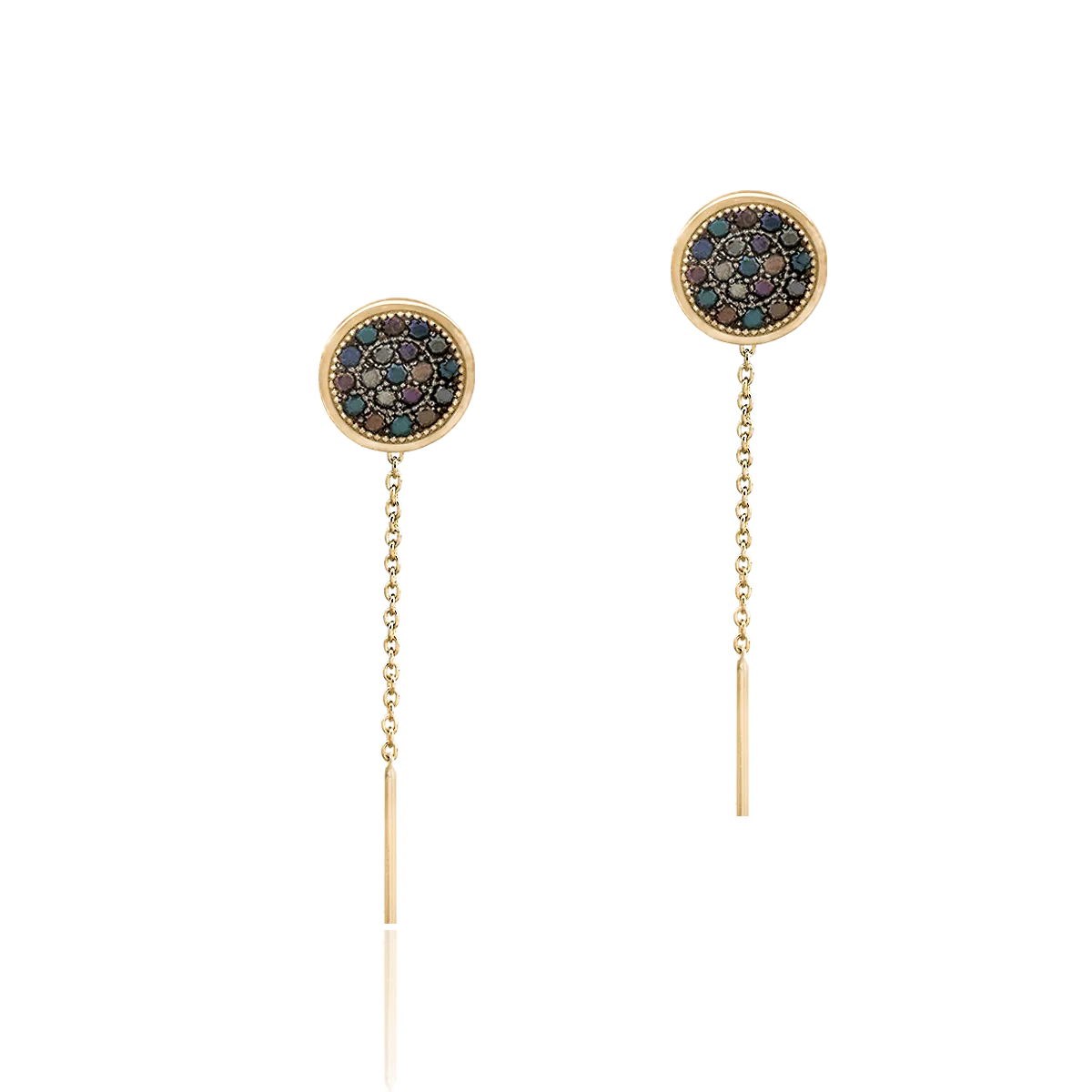 14K yellow gold earrings