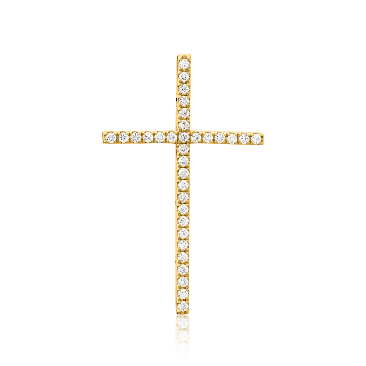 Pandantiv din aur galben cu diamante de 0.25ct