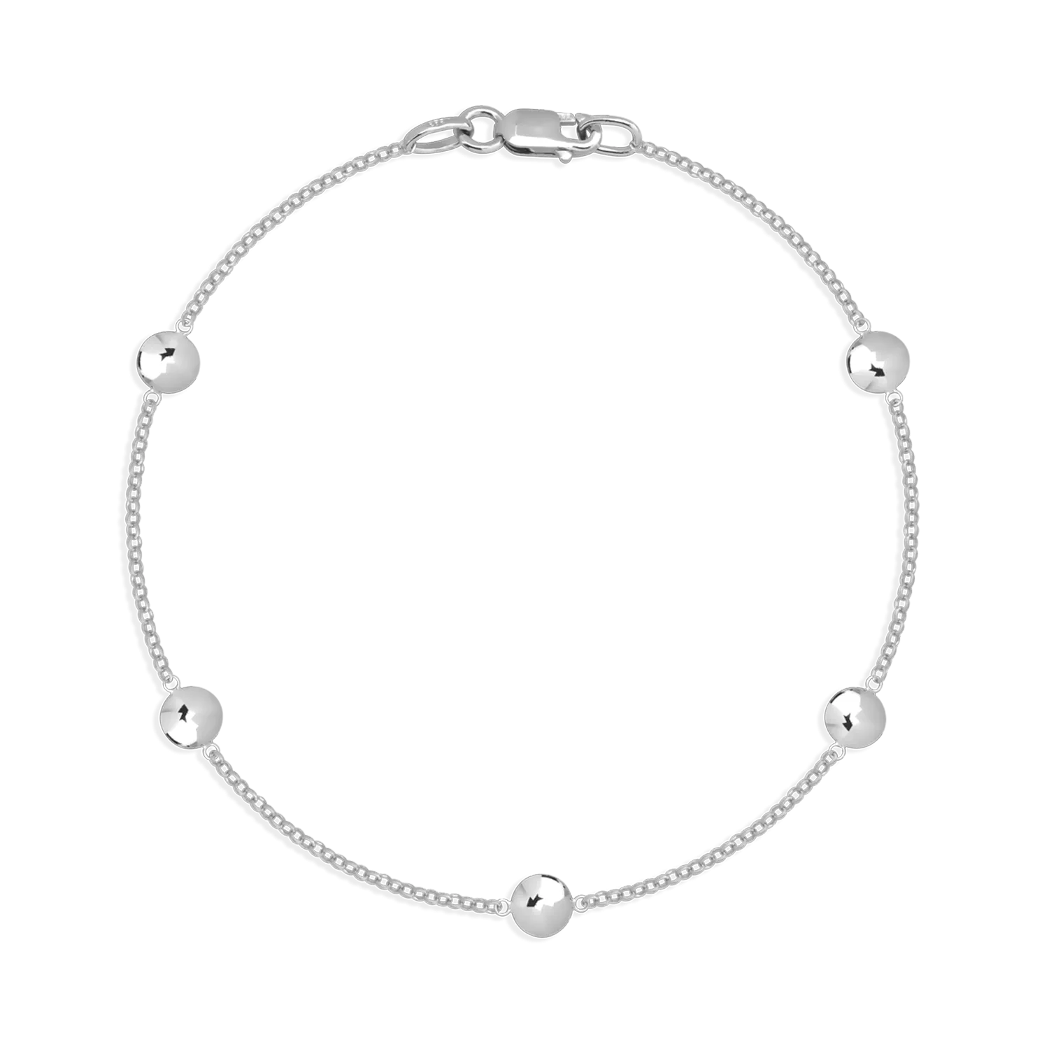 14K white gold bracelet