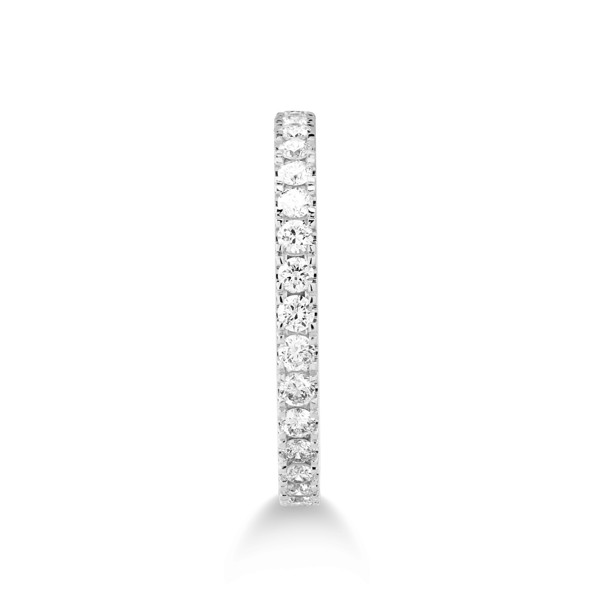 Inel din aur alb de 18K cu diamant de 0.31ct
