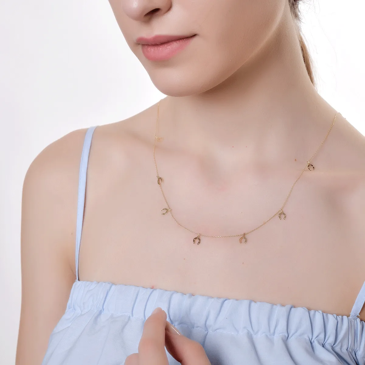 Колие от 14K жълто злато