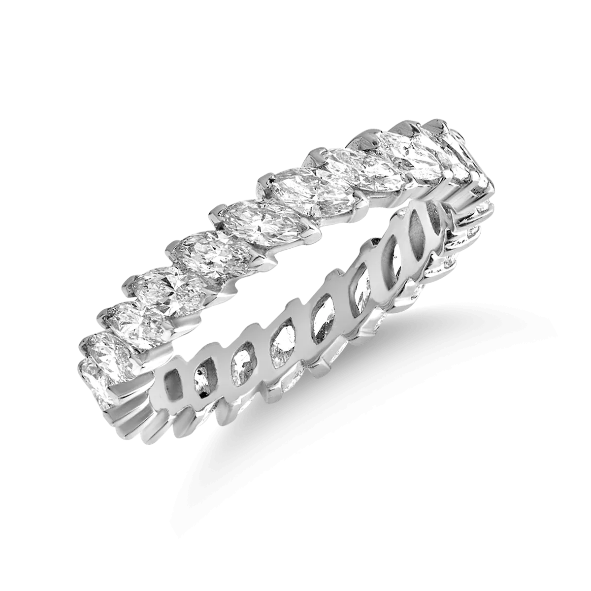 Teilor Inel din aur alb cu diamante de 2.26ct