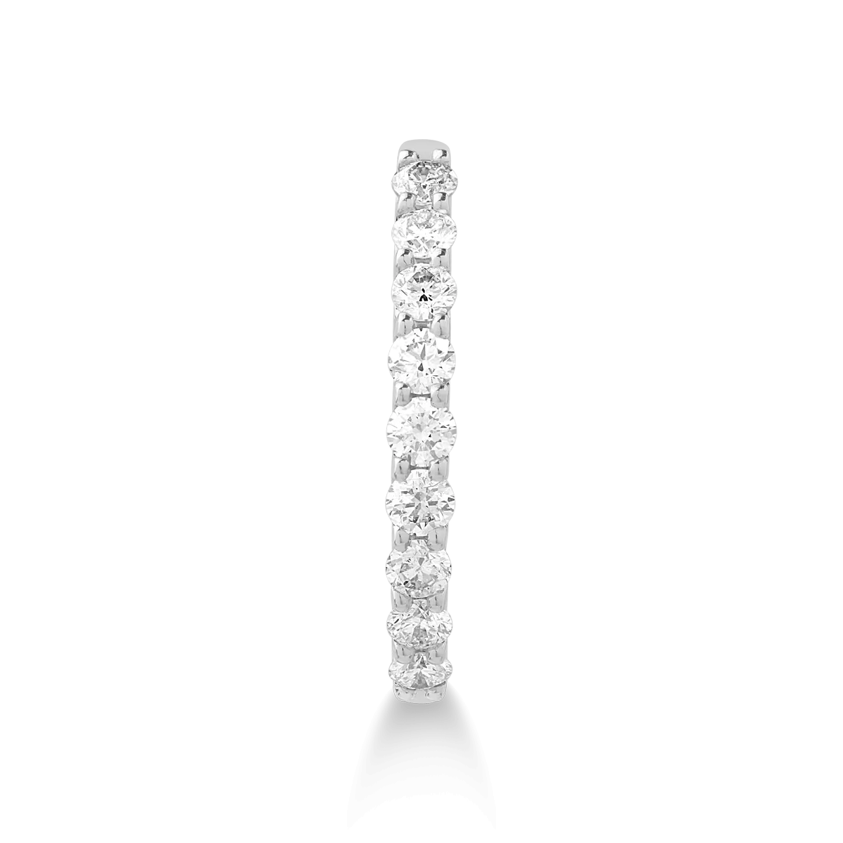18K white gold ring with 0.5ct diamonds