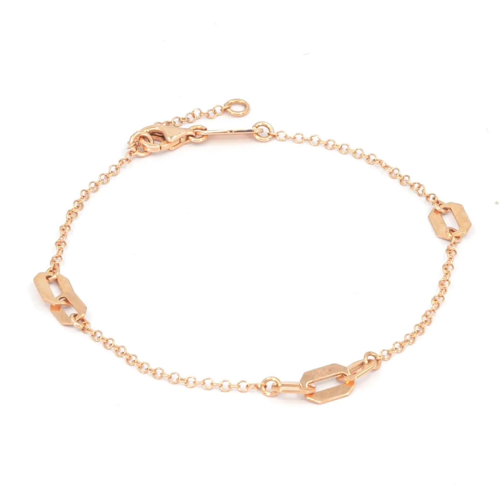 14K rose gold bracelet