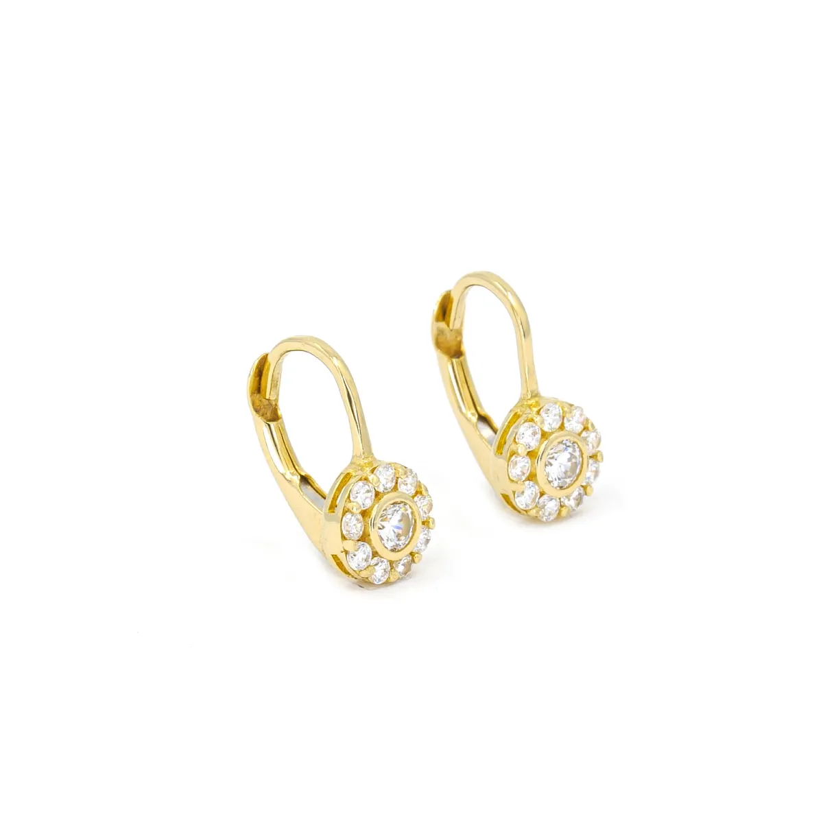 Fülbevalók 14 k sárga aranygyermek számára