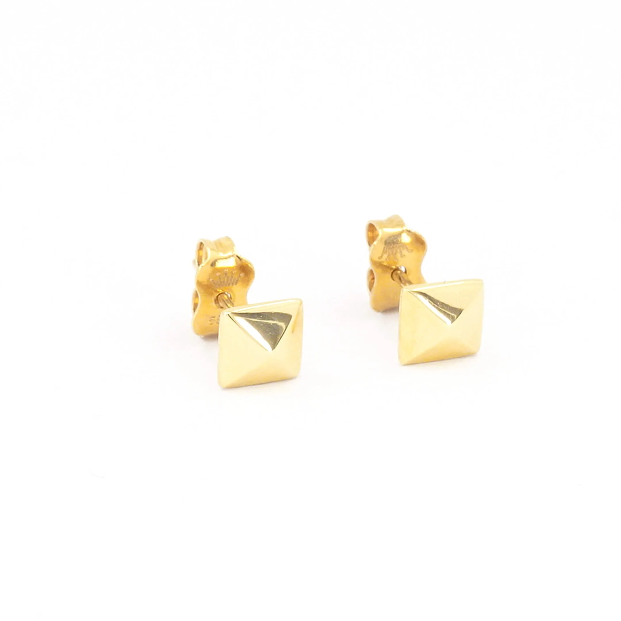 14K yellow gold earrings
