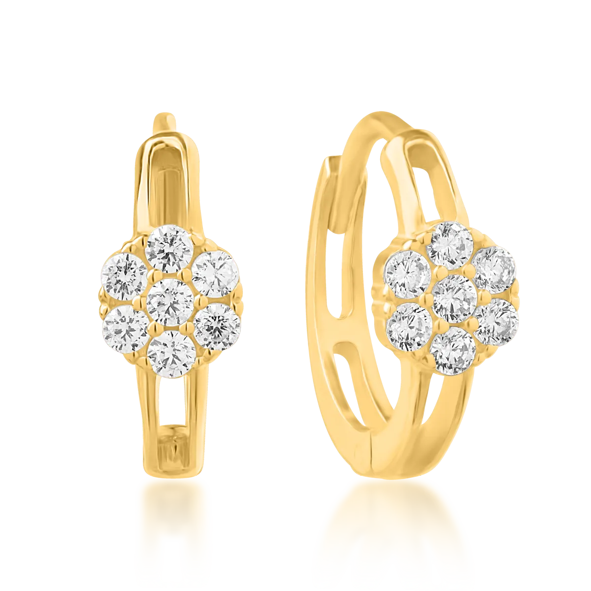 14K yellow gold earrings