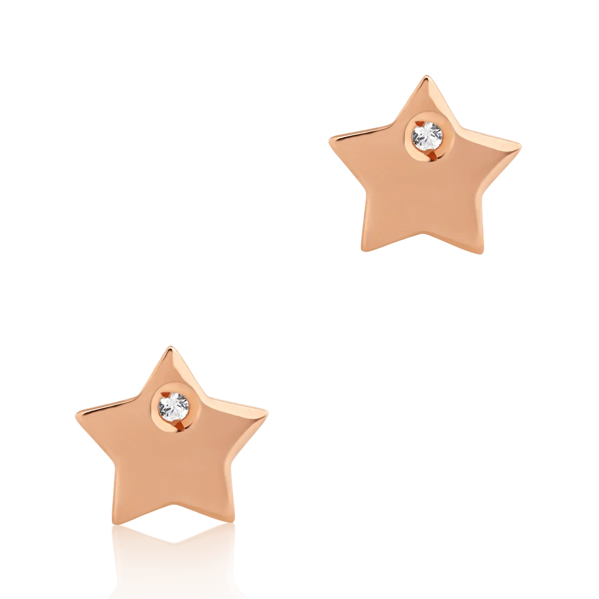 14K rose gold earrings