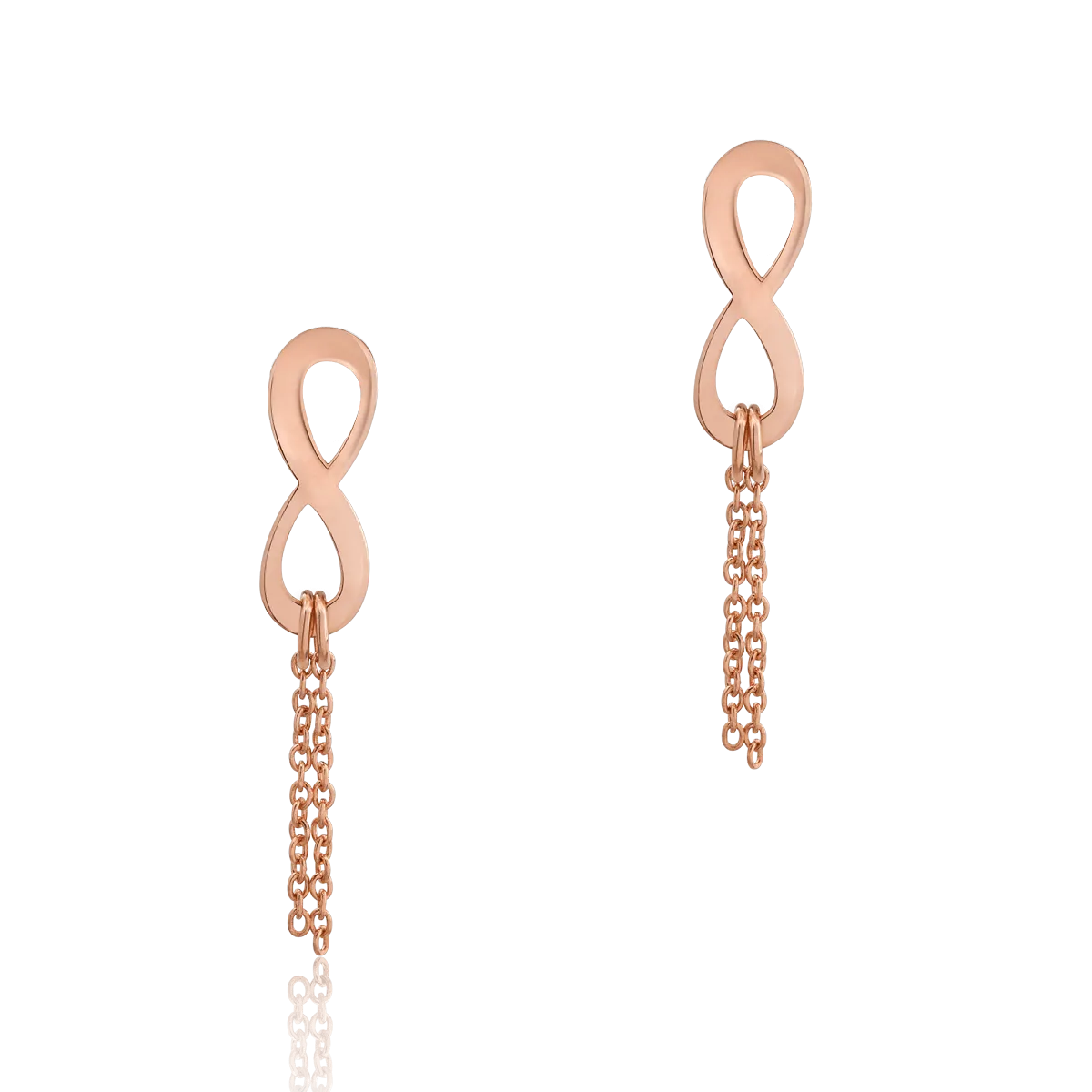 14K rose gold earrings